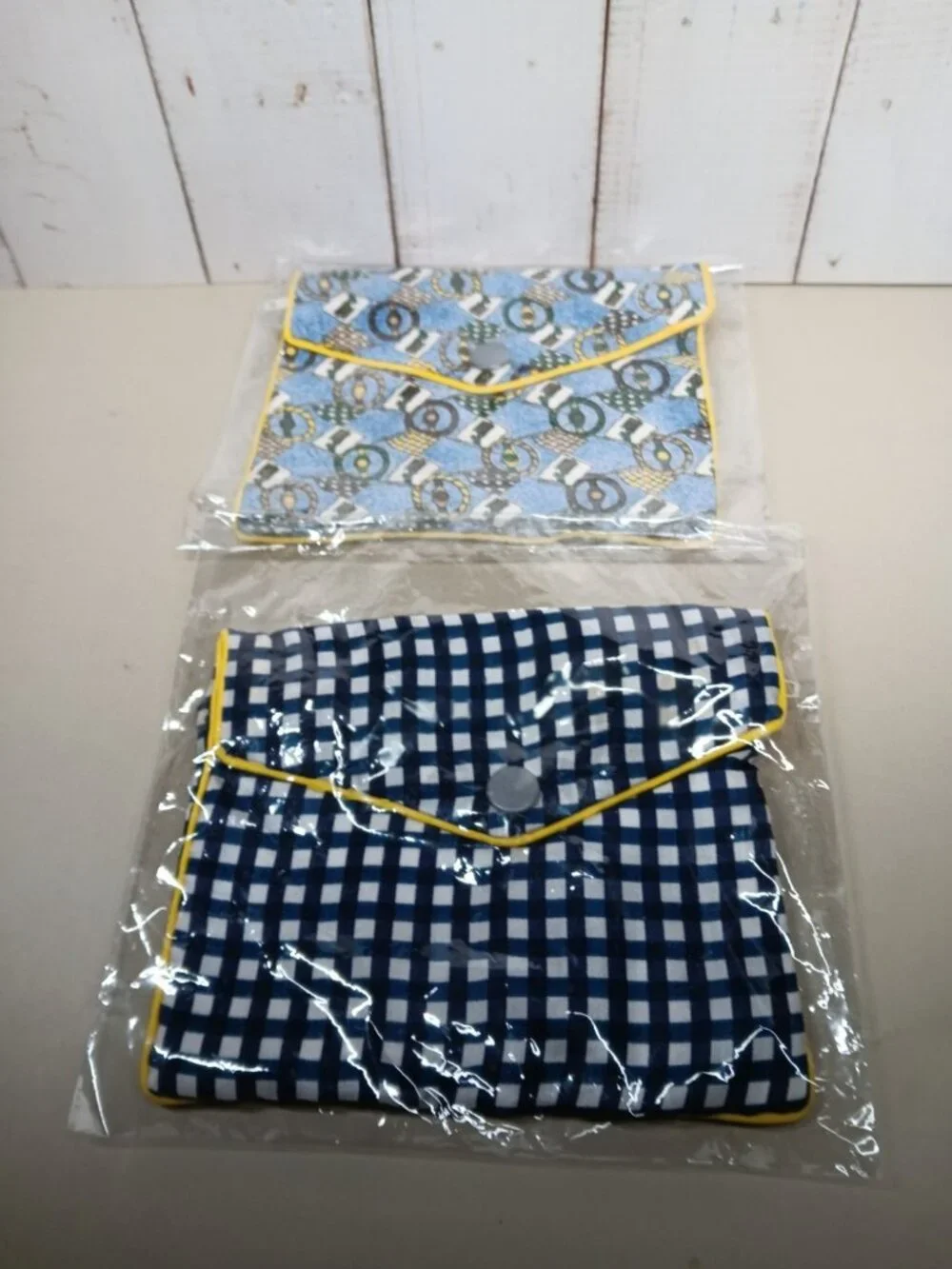 Four Silk Jewelry Pouches Lot Asian Nautical and Checkered Gift Idea